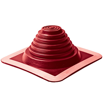 Кровельный проход EPDM (уплотнительная манжета №3 прямая) для труб 6-102мм красный фото Центр Металлокровли