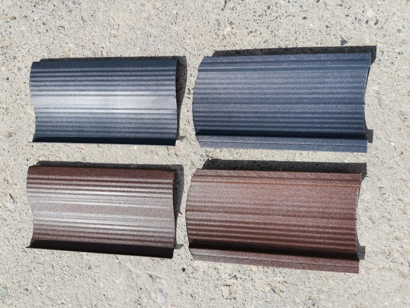 Металлопрофиль двусторонний под Стальной Бархат в Уральске