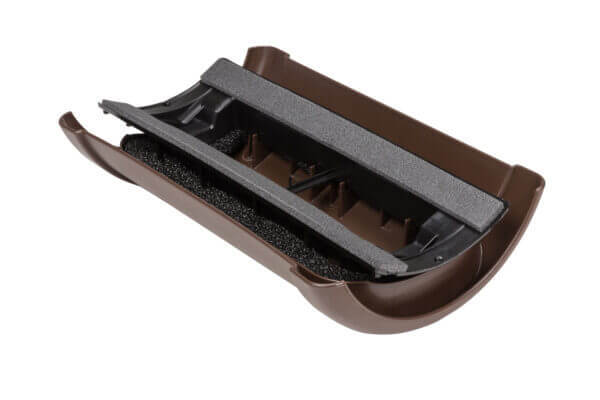 733914 Коньковый вентиль для металлической кровли PELTI KTV/HARJA коричневый-2