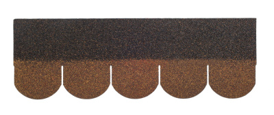 Гибкая черепица Shinglas Классик Танго Осенний фото гонта 1