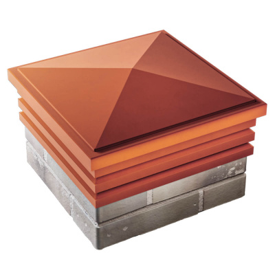 Колпак Бона с посадкой 1.5 кирпича Красный 3