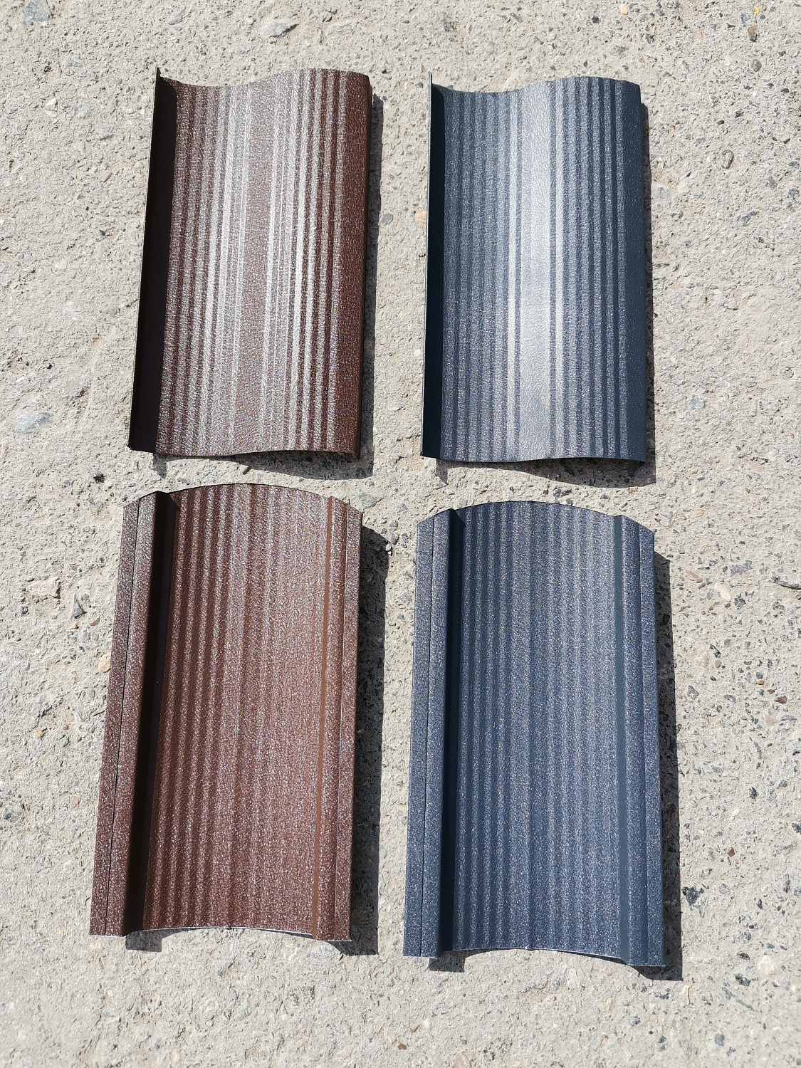 Металлопрофиль двусторонний под Стальной Бархат в Уральске